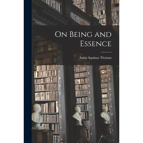 On Being and Essence - Paperback