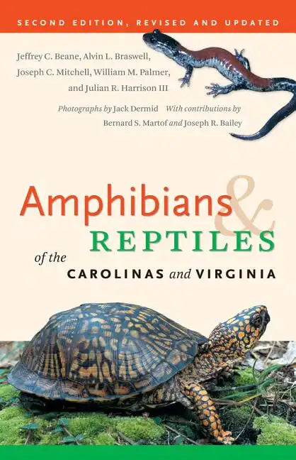 Amphibians & Reptiles of the Carolinas and Virginia - Paperback