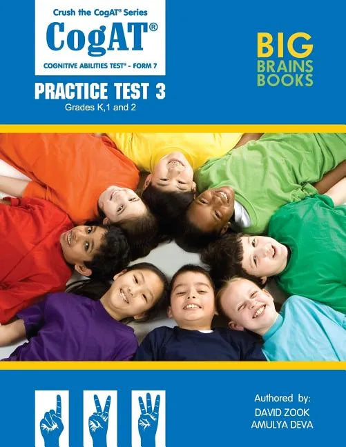 Crush the CogAT: Form 7 Practice Test 3 (Grades K, 1, and 2) - Paperback