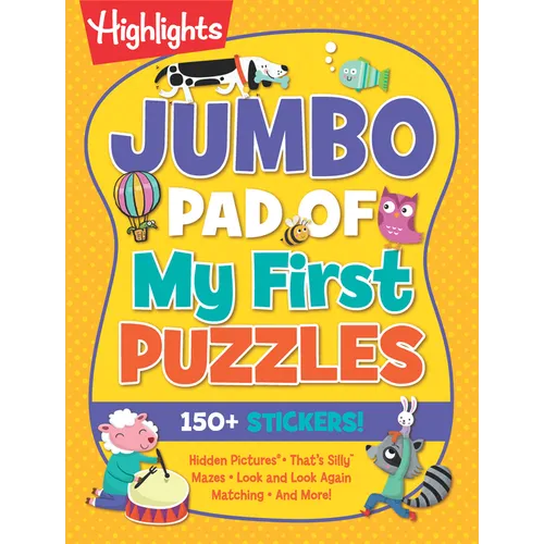 Jumbo Pad of My First Puzzles - Paperback