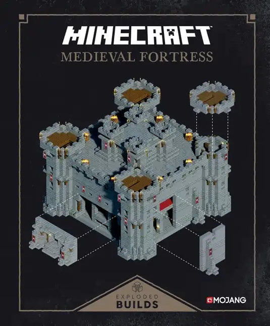 Minecraft: Exploded Builds: Medieval Fortress: An Official Mojang Book - Hardcover