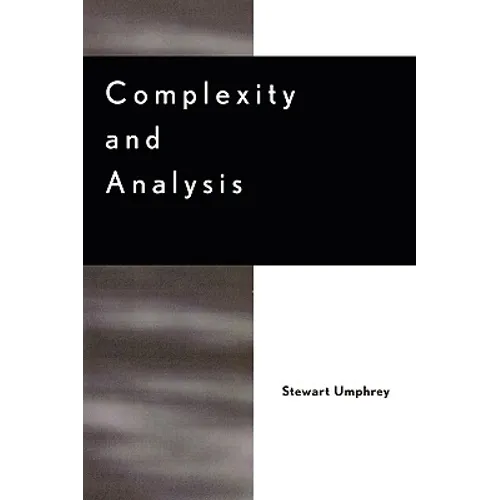 Complexity and Analysis - Paperback