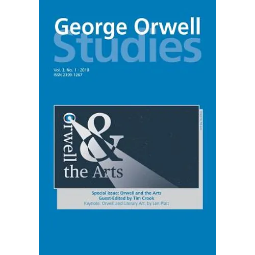 George Orwell Studies Vol.3 No.1 - Paperback