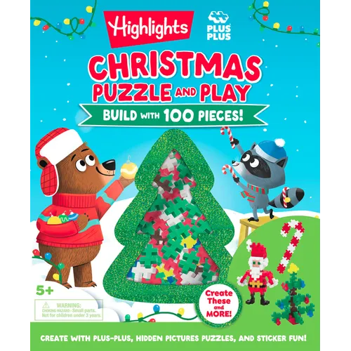 Christmas Puzzle and Play: Build with 100 Pieces!