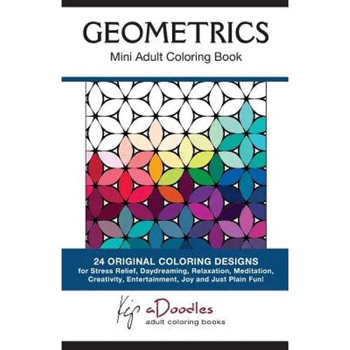 Geometrics: Mini Adult Coloring Book