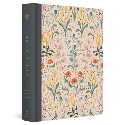 ESV Single Column Journaling Bible, Artist Series, Red Letter (Cloth Over Board, Lulie Wallace, in Bloom) - Hardcover