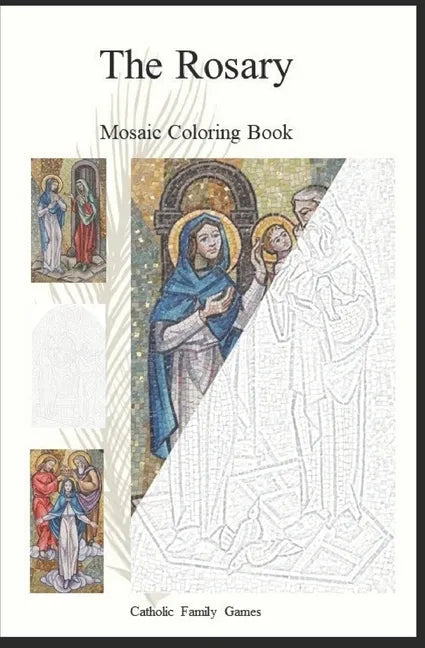 The Rosary Mosaic Coloring Book - Paperback
