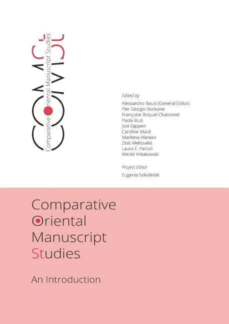 Comparative Oriental Manuscript Studies - Paperback