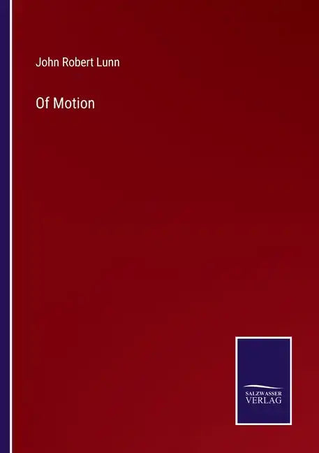 Of Motion - Paperback