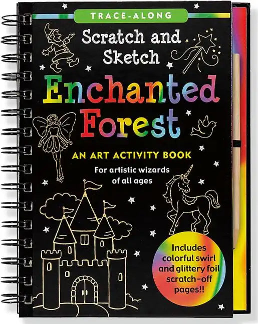 Scratch & Sketch Enchanted Forest (Trace-Along) - Spiral