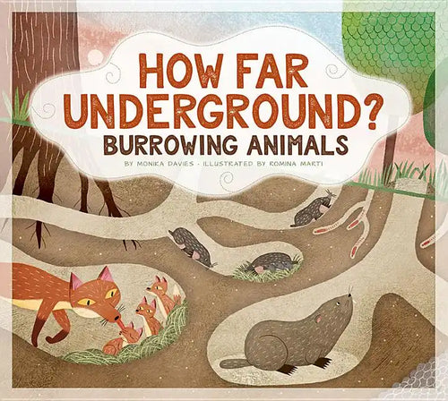How Far Underground?: Burrowing Animals - Library Binding