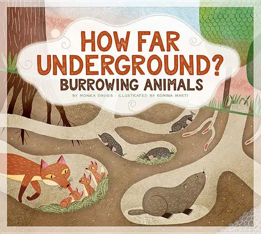 How Far Underground?: Burrowing Animals - Library Binding