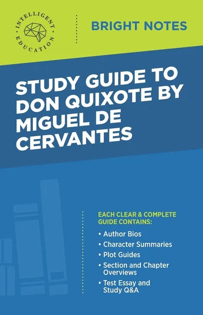 Study Guide to Don Quixote by Miguel de Cervantes - Paperback