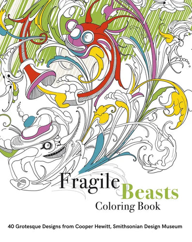 Fragile Beasts Coloring Book - Paperback