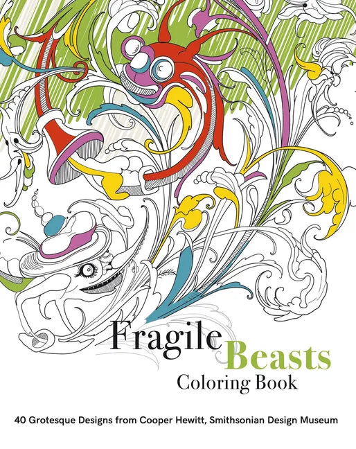 Fragile Beasts Coloring Book - Paperback