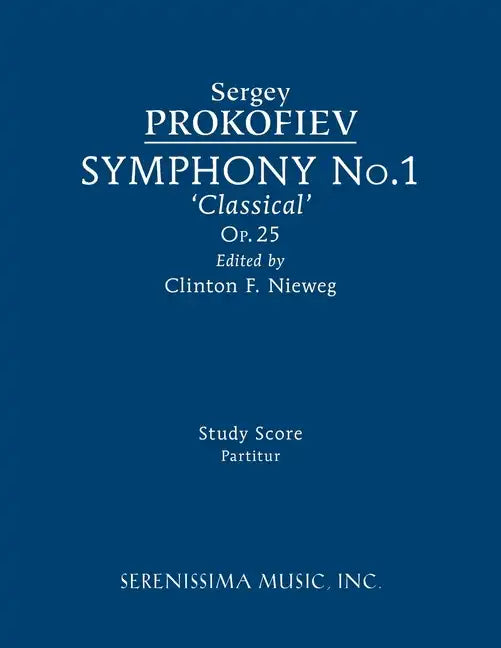 Symphony No.1, Op.25 'Classical': Study score - Paperback