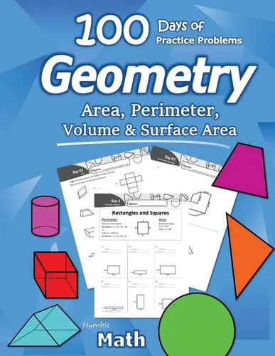 Humble Math - Area, Perimeter, Volume, & Surface Area - Paperback