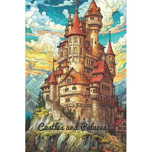Castles and Palaces adult coloring book - Paperback