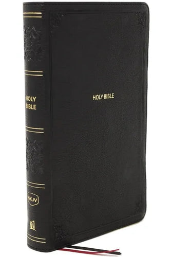 Nkjv, Reference Bible, Personal Size Large Print, Leathersoft, Black, Thumb Indexed, Red Letter Edition, Comfort Print: Holy Bible, New King James Ver - Imitation Leather