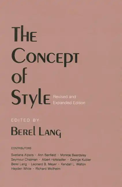 The Concept of Style - Paperback