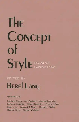 The Concept of Style - Paperback