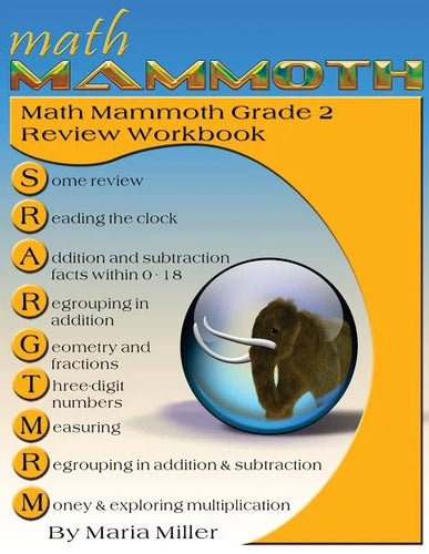 Math Mammoth Grade 2 Review Workbook - Paperback