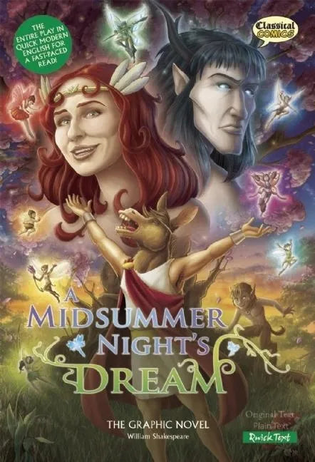 A Midsummer Night's Dream the Graphic Novel: Quick Text - Paperback