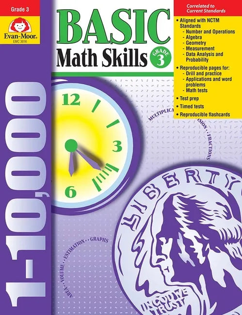 Basic Math Skills, Grade 3 Teacher Resource - Paperback