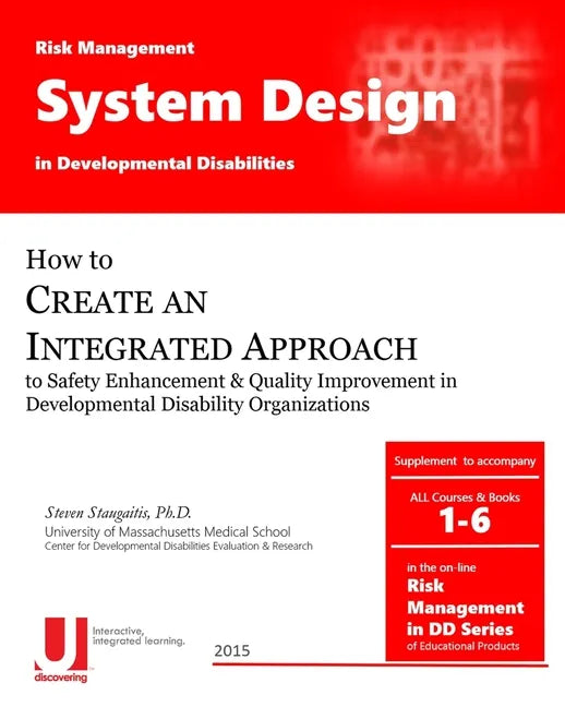 Risk Management System Design in Developmental Disabilities - Paperback