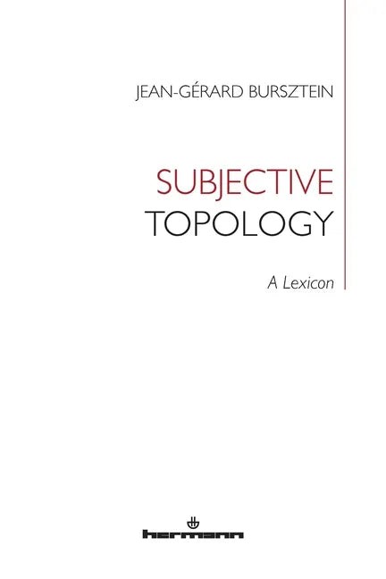 Subjective Topology: A Lexicon - Paperback