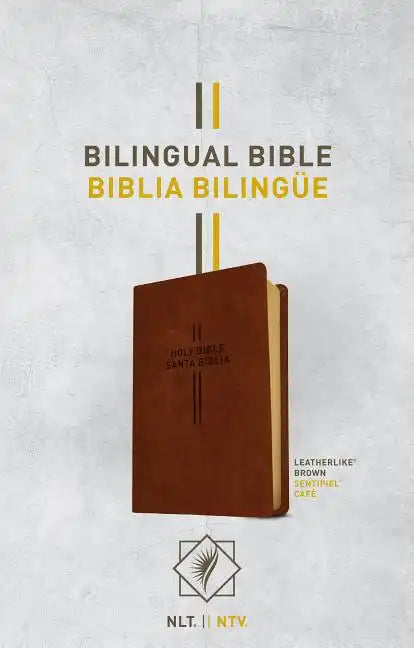 Bilingual Bible / Biblia Bilingüe Nlt/Ntv (Leatherlike, Brown) - Imitation Leather