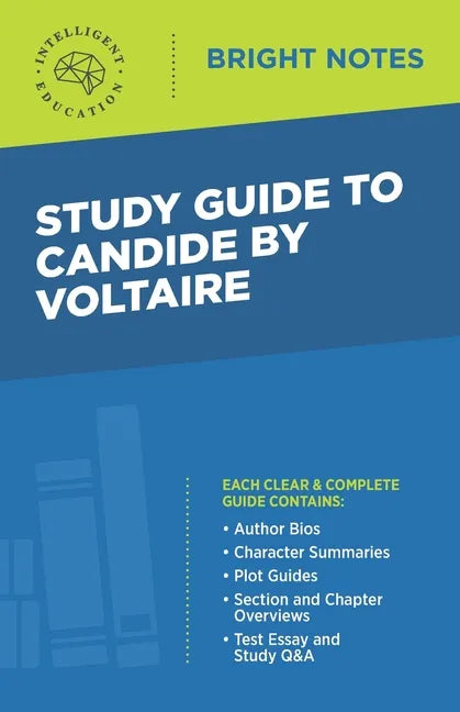 Study Guide to Candide by Voltaire - Paperback