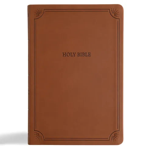 NASB Large Print Thinline Bible, Value Edition, Brown Leathertouch - Imitation Leather