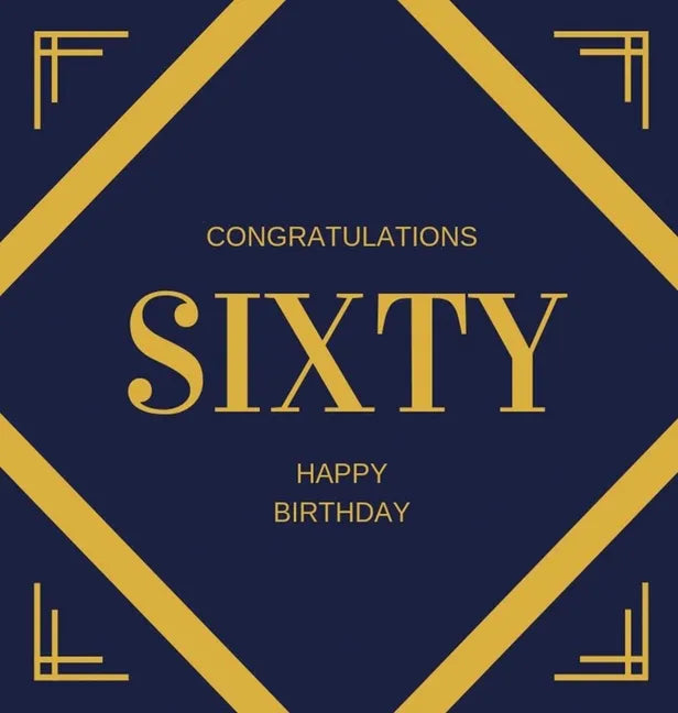 Happy 60th Birthday Guest Book (Hardcover): Happy 60th Birthday Guest book, party and birthday celebrations decor, memory book, 60th birthday, happy b - Hardcover