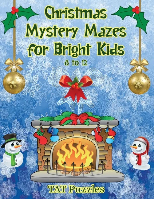 Christmas Mystery Mazes for Bright Kids 8-12 - Paperback