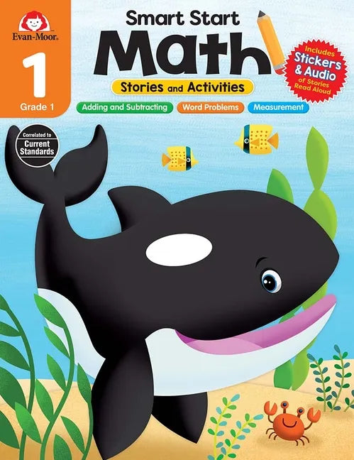 Smart Start: Math Stories and Activities, Grade 1 Workbook - Paperback