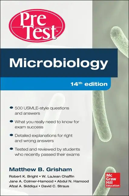 Microbiology Pretest Self-Assessment and Review 14/E - Paperback