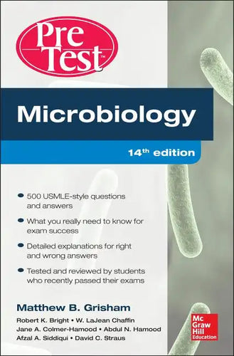 Microbiology Pretest Self-Assessment and Review 14/E - Paperback