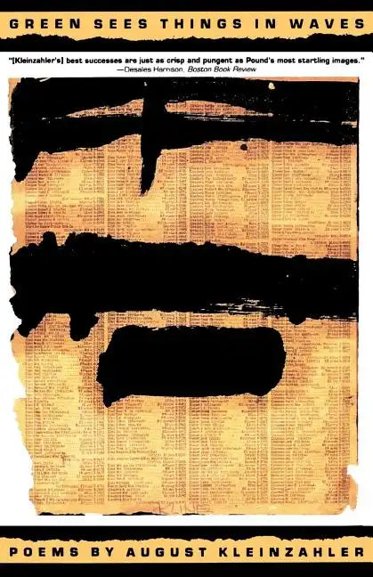 Green Sees Things in Waves: Poems - Paperback