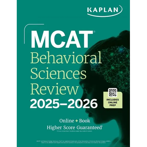 MCAT Behavioral Sciences Review 2025-2026: Online + Book - Paperback