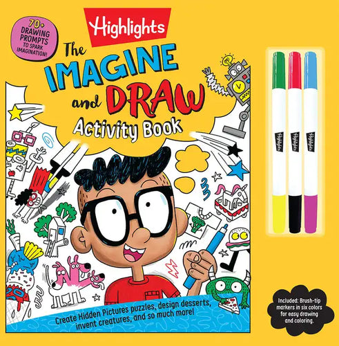 The Imagine and Draw Activity Book - Paperback