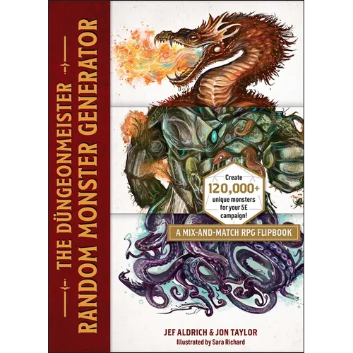 The D?ngeonmeister Random Monster Generator: A Mix-And-Match RPG Flipbook - Hardcover