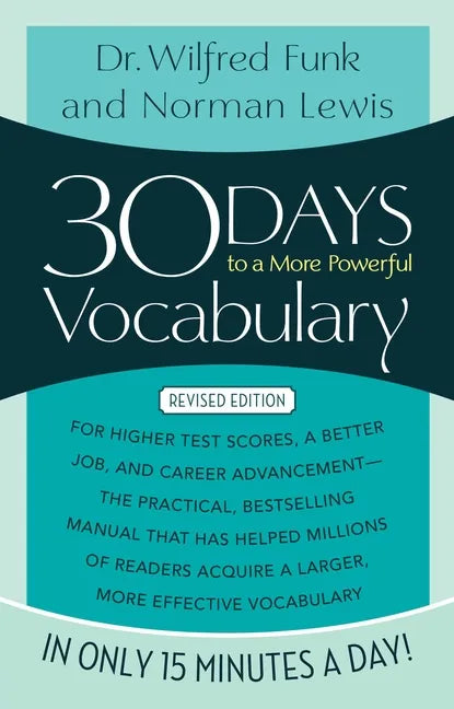 30 Days to a More Powerful Vocabulary - Paperback