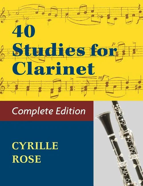 40 Studies for Clarinet (Book 1, Book 2) - Paperback