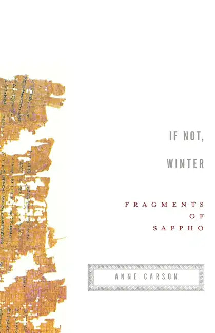 If Not, Winter: Fragments of Sappho - Paperback