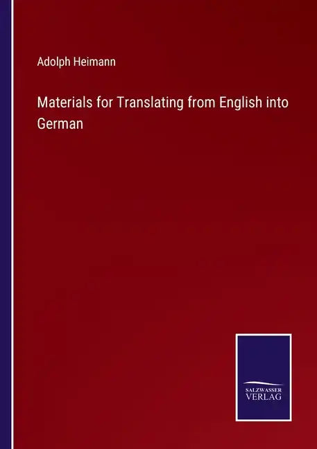 Materials for Translating from English into German - Paperback