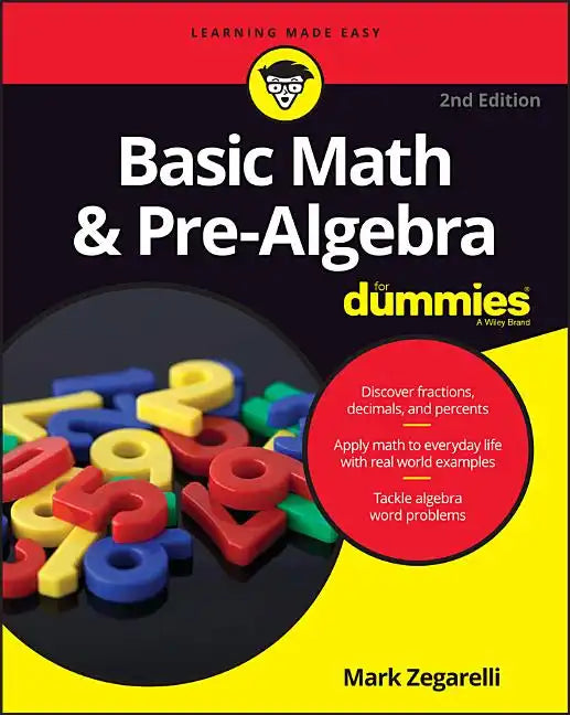 Basic Math & Pre-Algebra for Dummies - Paperback