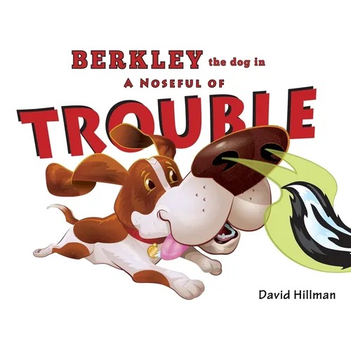 Berkley the dog in A Noseful of Trouble - Hardcover