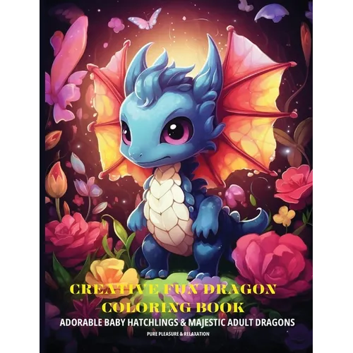 Creative Fun Dragon Coloring Book - Paperback