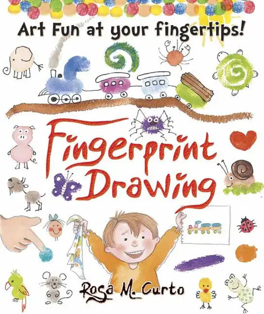 Fingerprint Drawing: Art Fun at Your Fingertips! - Paperback